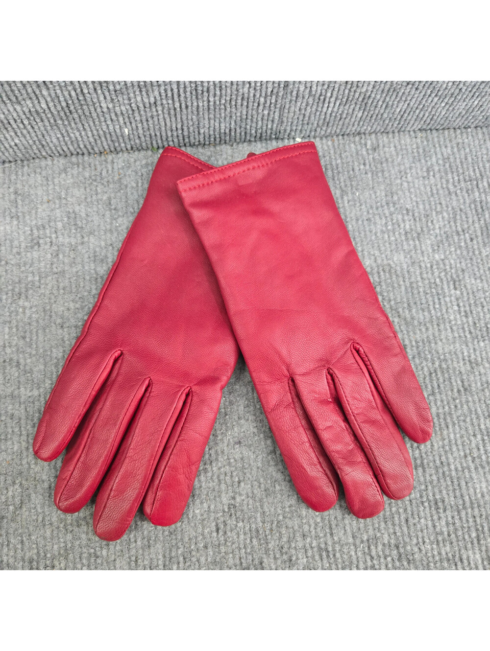 Red Leather Thinsulate Insulated Gloves Size XL